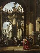 BELLOTTO, Bernardo Self portrait as Venetian ambassador oil on canvas